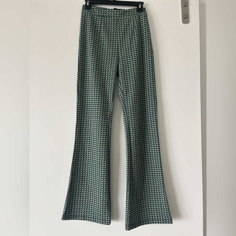 Sanctuary houndstooth flare pants